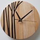 Wanduhr - Baum Silhouette